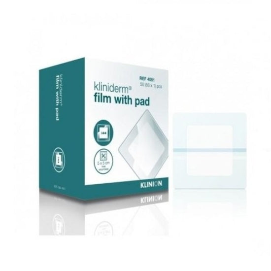 Klinion Advanced Kliniderm Film with Pad Steriel - 10x12cm - 50 stuks - Drogistdeal.nl