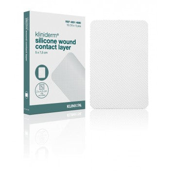 Klinion Advanced Kliniderm Siliconen Wound Contact Layer - 5x7.5cm - 10 stuks - Drogistdeal.nl