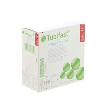 Tubufast 2-Way Stretch Fixatiebuisverband Elastisch - 10m x 3.5cm - Rood - Drogistdeal.nl
