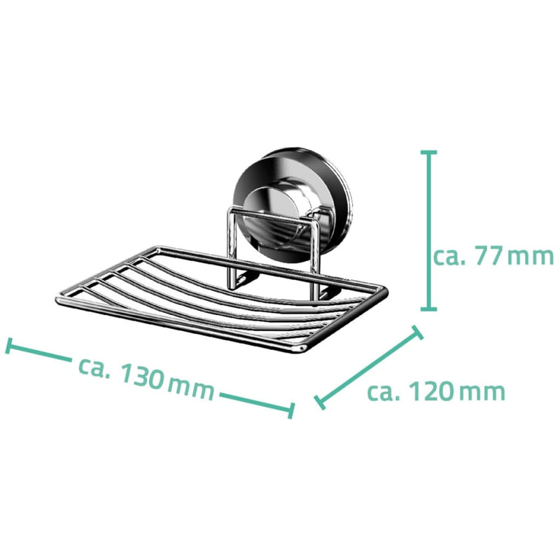 RIDDER Douchezeepbakje 13x12x7,7 cm chroom 12040100