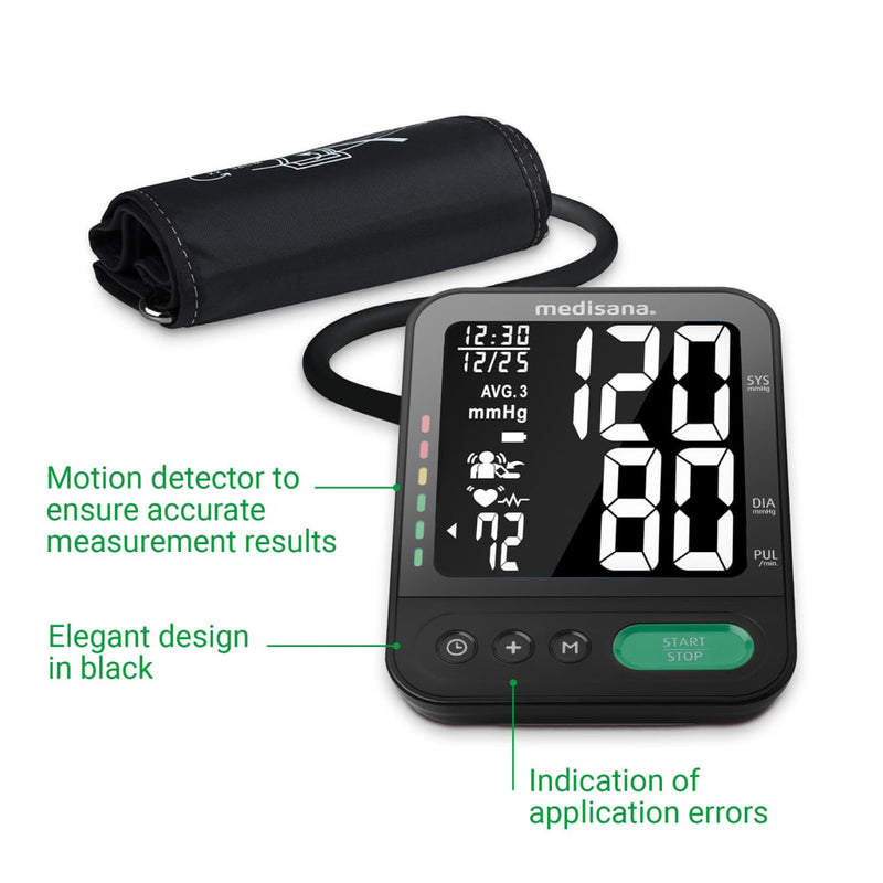 Medisana Bloeddrukmeter BU 582 bovenarm zwart