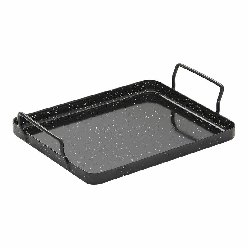 Vaello La Valenciana 3832 Geëmailleerde gietijzeren bakplaat ronde plaat, 32 cm, zwart Vaello La Valenciana 3832 Geëmailleerde gietijzeren bakplaat ronde plaat, 32 cm, zwart
