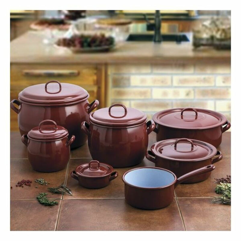 Kookpot met Deksel Quid Classic Geëmailleerd Staal Kookpot met Deksel Quid Classic Geëmailleerd Staal