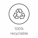 Capi Plantenbak Waste Smooth 43x41 cm terrazzo beige - Drogistdeal.nl