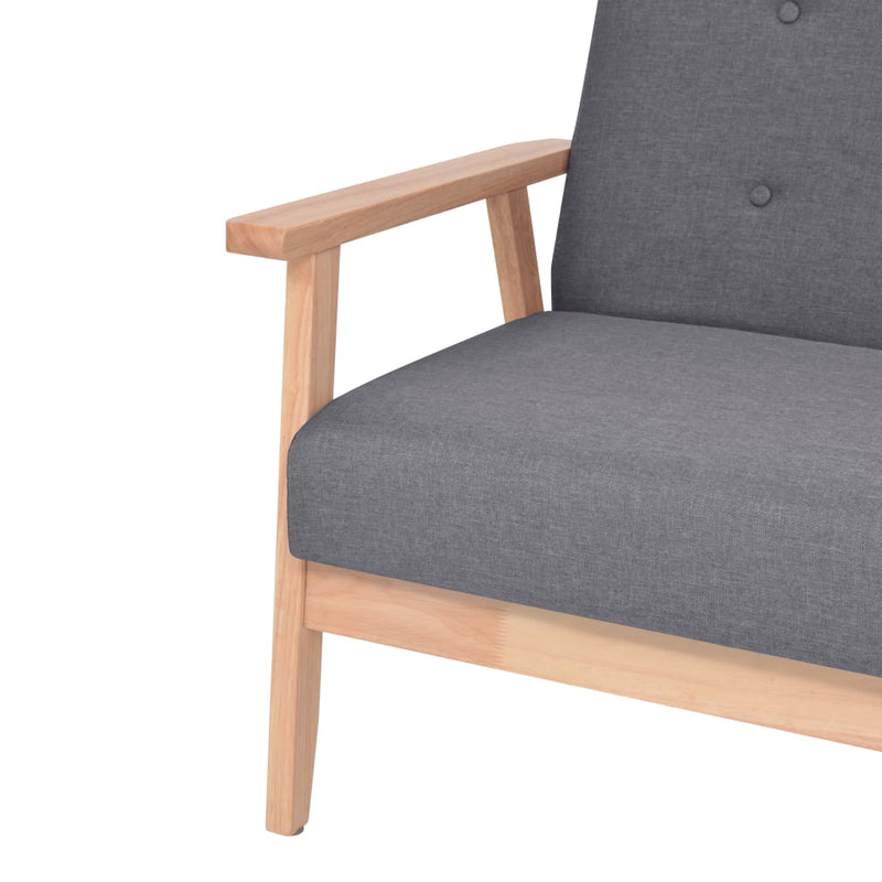 Fauteuil stof donkergrijs