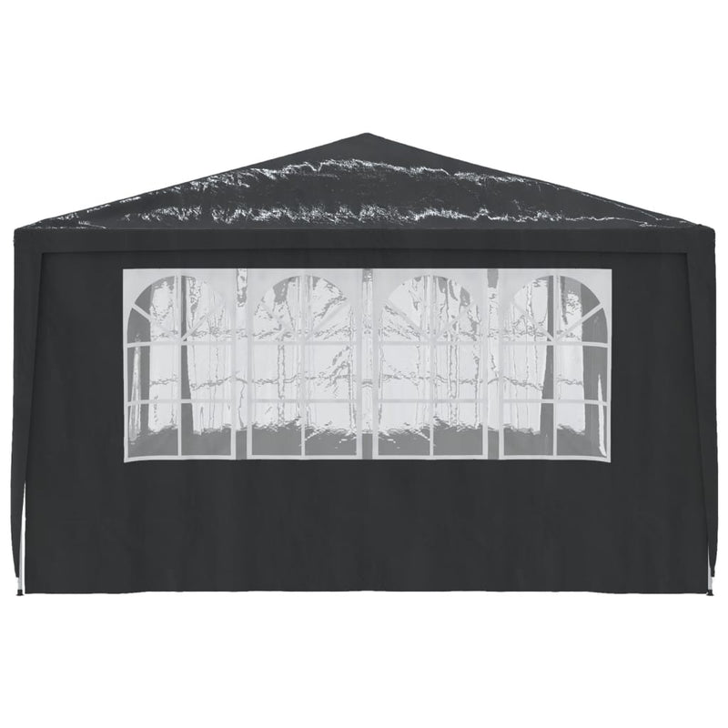 Partytent met zijwanden professioneel 90 g/m² 4x4 m antraciet