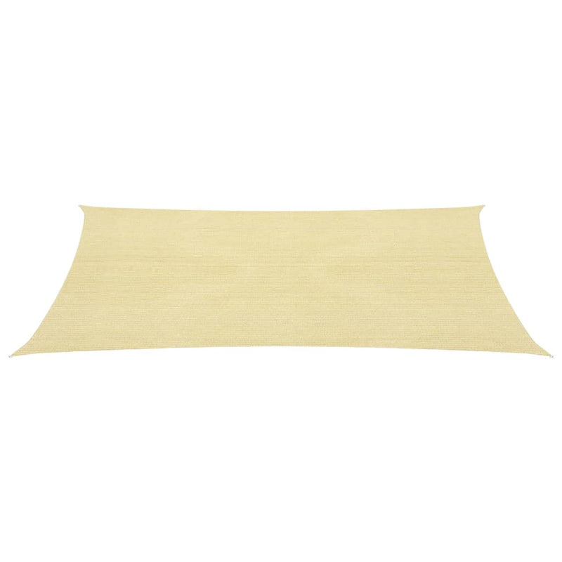 Zonnezeil 160 g/m² 2,5x4,5 m HDPE beige