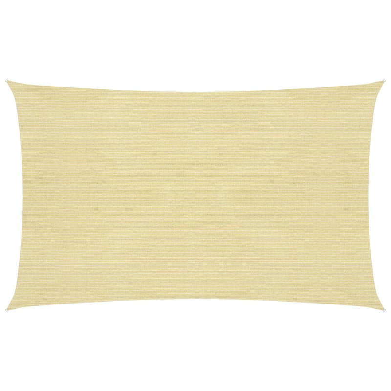 Zonnezeil 160 g/m² 2,5x5 m HDPE beige