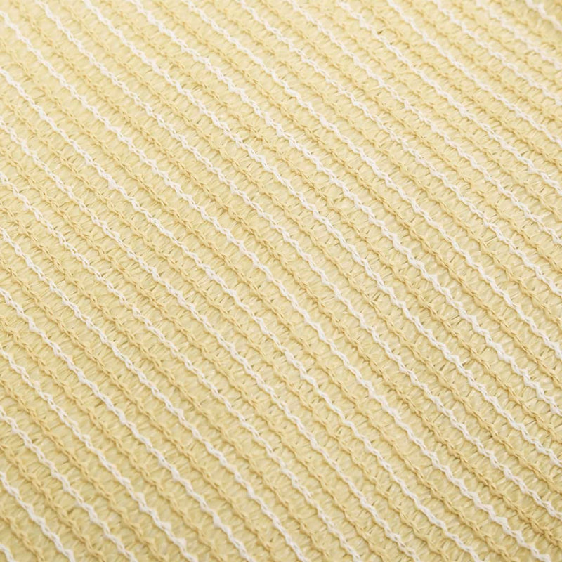 Zonnezeil 160 g/m² 2,5x5 m HDPE beige