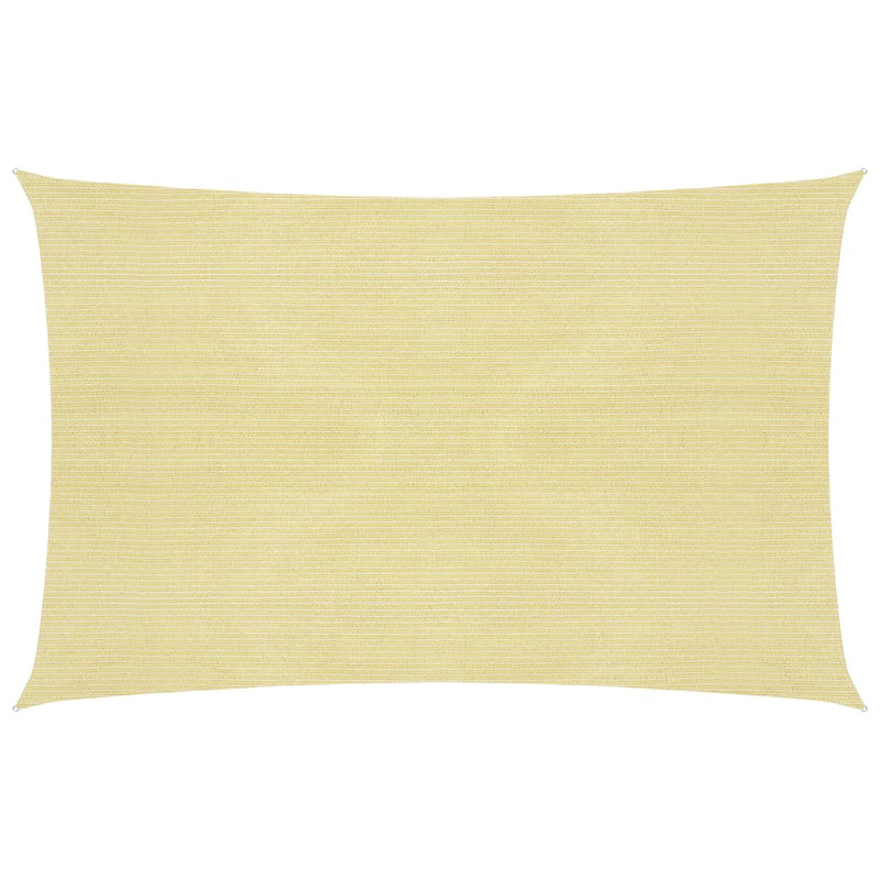 Zonnezeil 160 g/m² 3x4,5 m HDPE beige