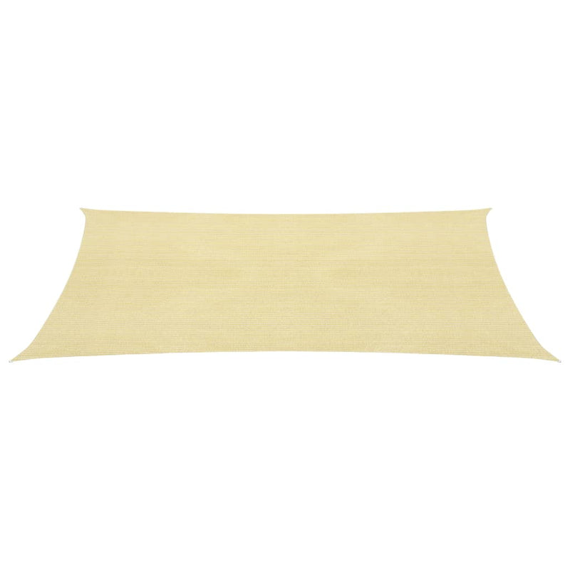 Zonnezeil 160 g/m² 3x5 m HDPE beige