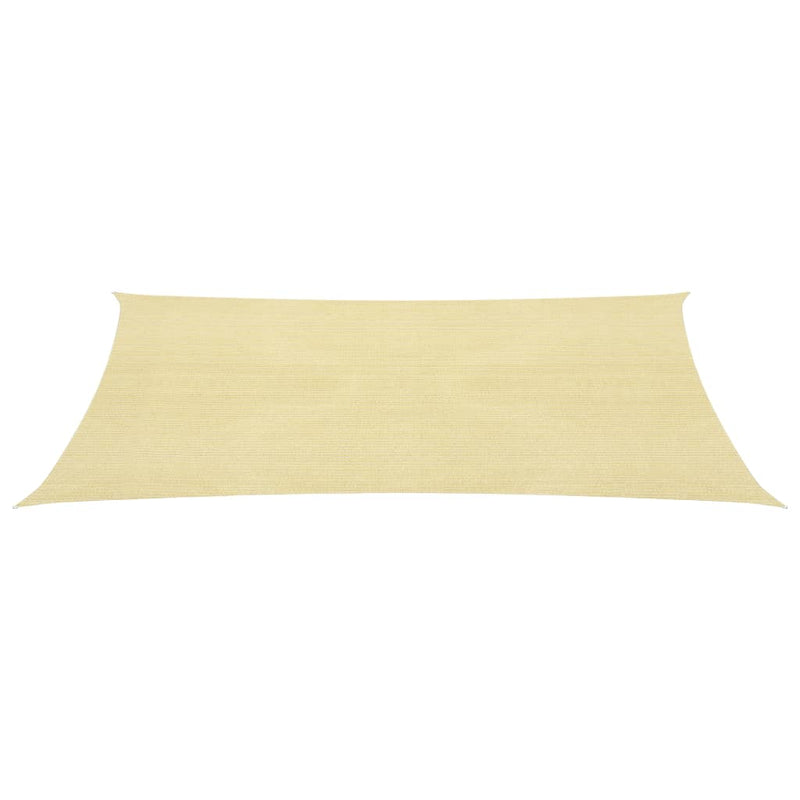 Zonnezeil 160 g/m² 3x6 m HDPE beige