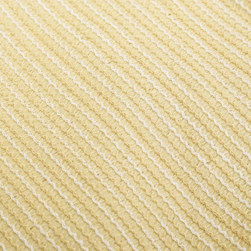 Zonnezeil 160 g/m² 3x6 m HDPE beige