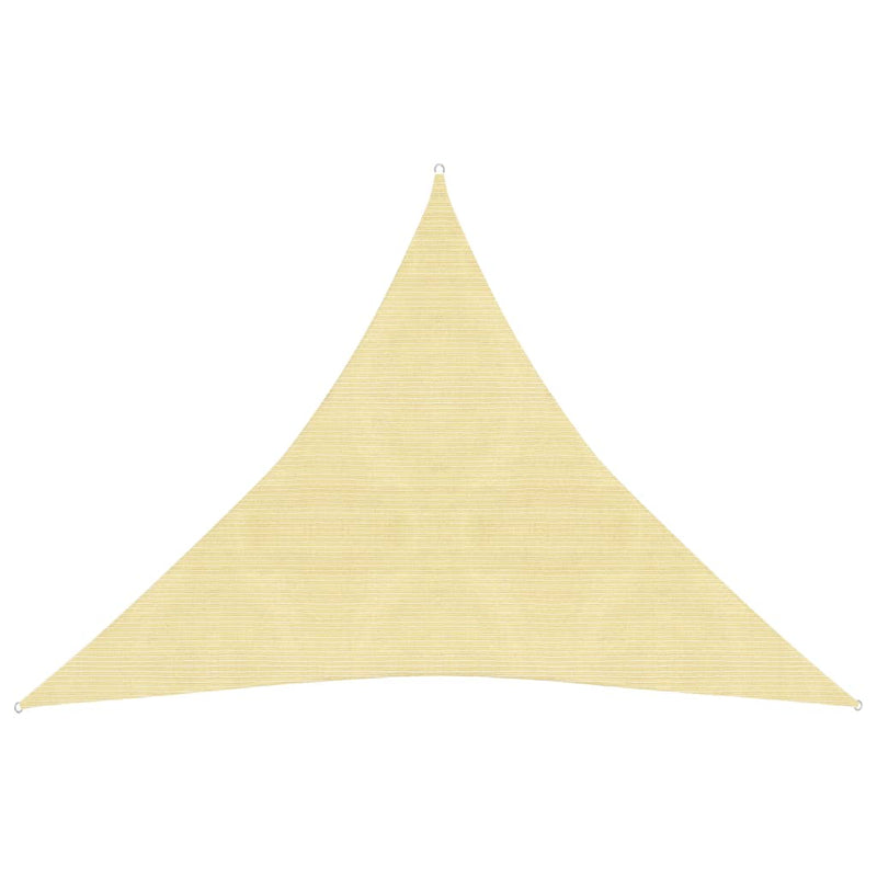 Zonnezeil 160 g/m² 3x3x3 m HDPE beige