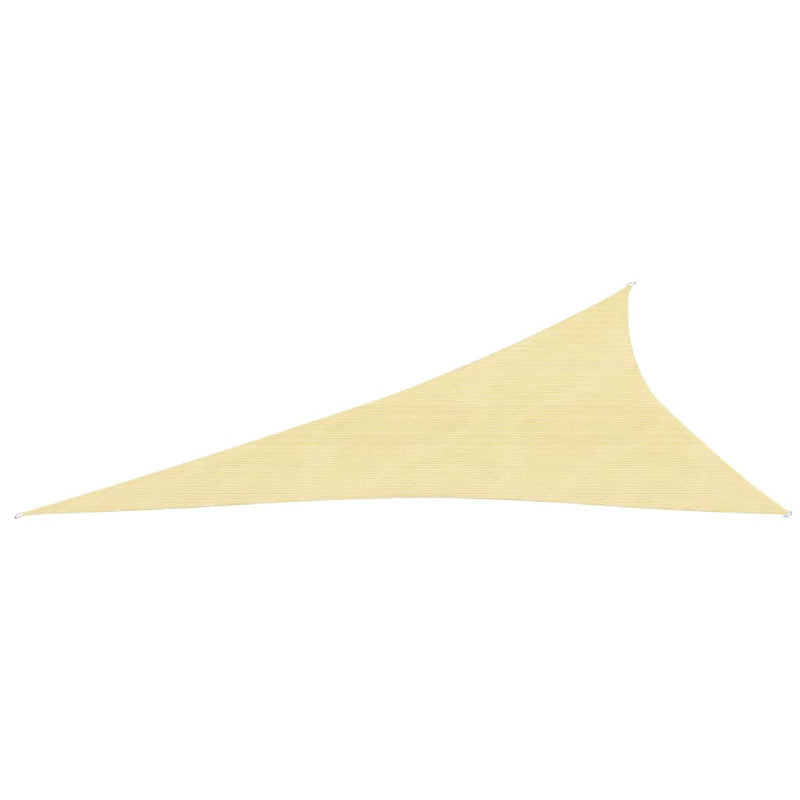 Zonnezeil 160 g/m² 3x4x5 m HDPE beige