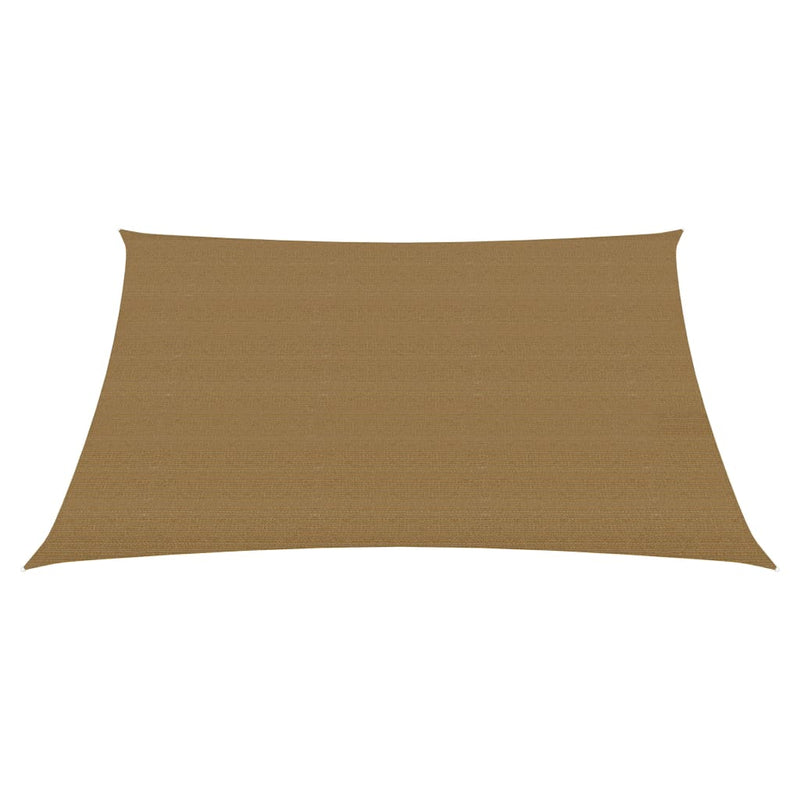 Zonnezeil 160 g/m² 4x4 m HDPE taupe