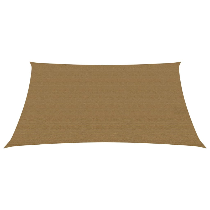 Zonnezeil 160 g/m² 3x4,5 m HDPE taupe