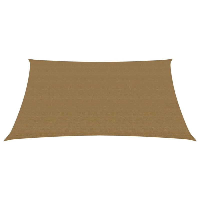 Zonnezeil 160 g/m² 3,5x4,5 m HDPE taupe