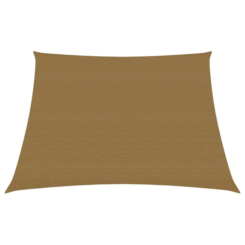 Zonnezeil 160 g/m² 3/4x2 m HDPE taupe