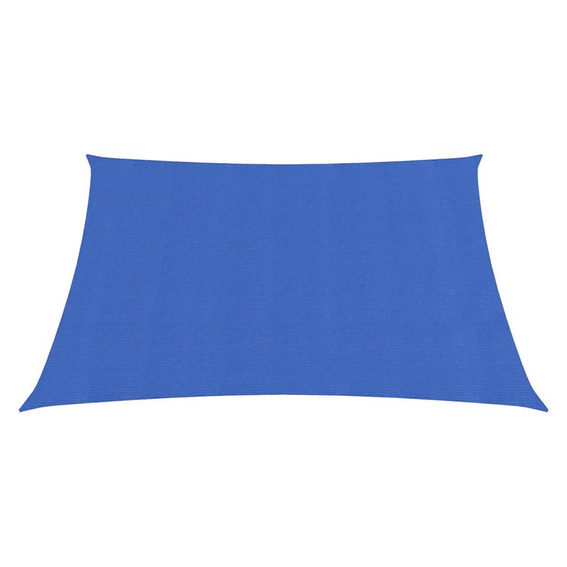 Zonnezeil 160 g/m² 2,5x2,5 m HDPE blauw