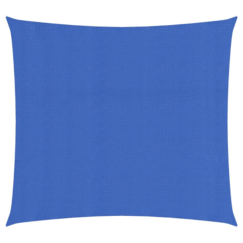 Zonnezeil 160 g/m² vierkant 4x4 m HDPE blauw