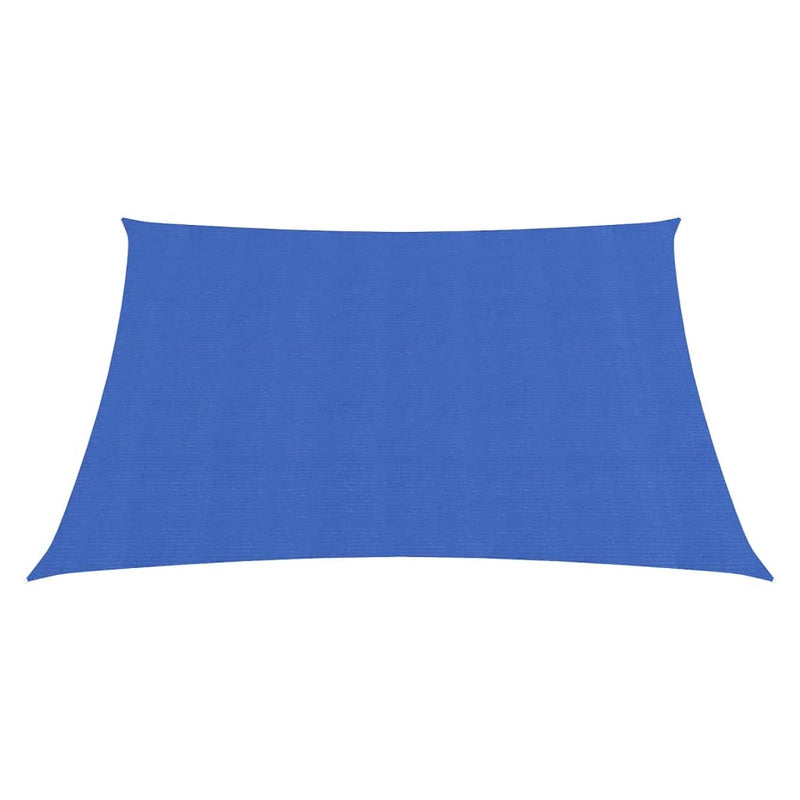 Zonnezeil 160 g/m² vierkant 4x4 m HDPE blauw