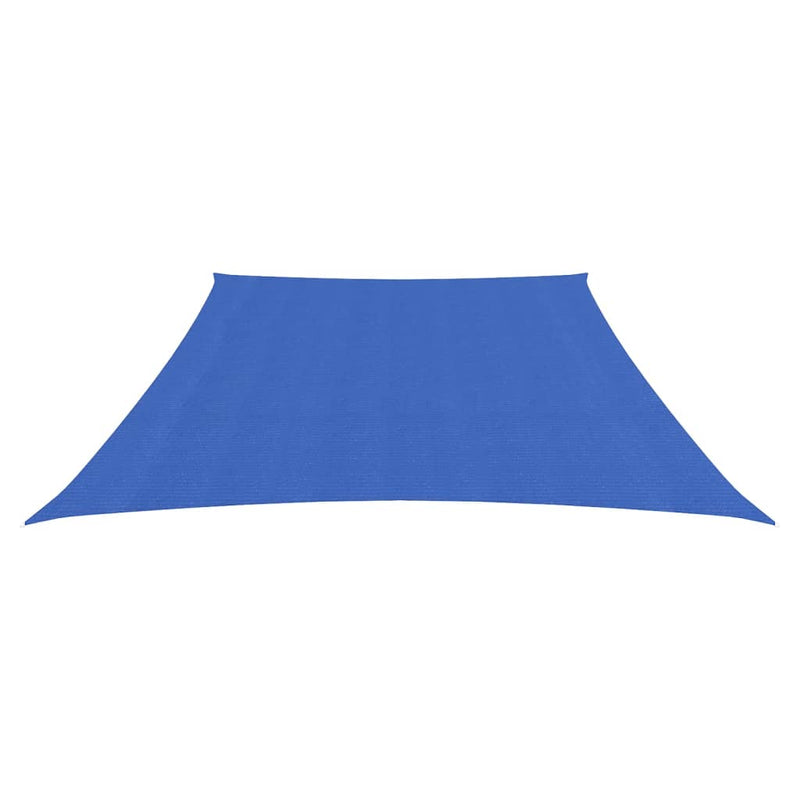 Zonnezeil 160 g/m² 3/4x2 m HDPE blauw