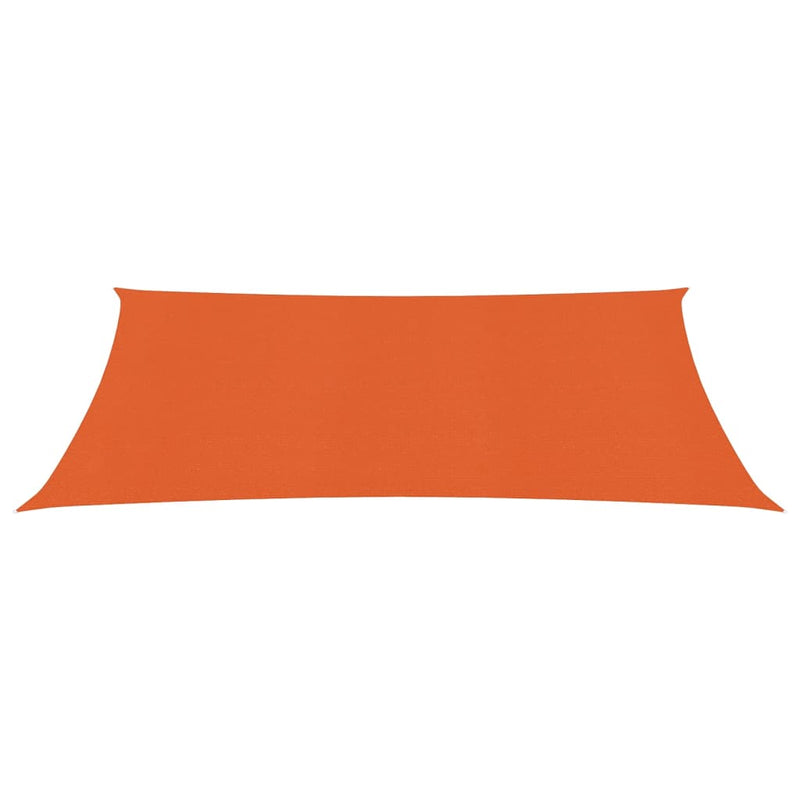 Zonnezeil 160 g/m² 2x3 m HDPE oranje