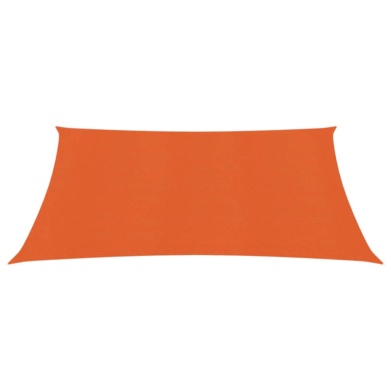 Zonnezeil 160 g/m² 2,5x3 m HDPE oranje