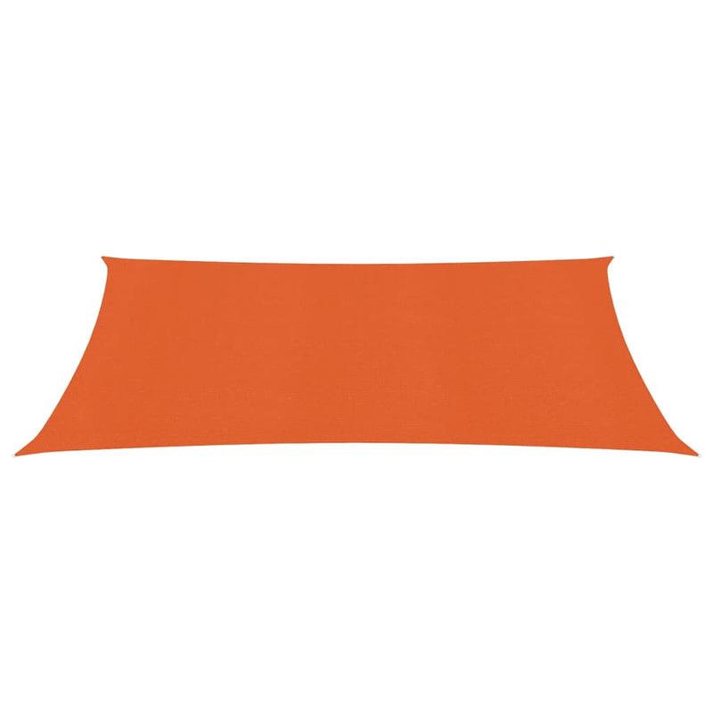 Zonnezeil 160 g/m² 2,5x4 m HDPE oranje