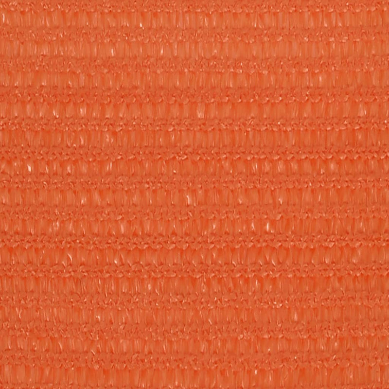 Zonnezeil 160 g/m² 3,5x4,5 m HDPE oranje