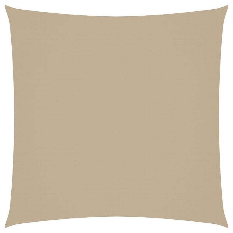 Zonnescherm vierkant 7x7 m oxford stof beige