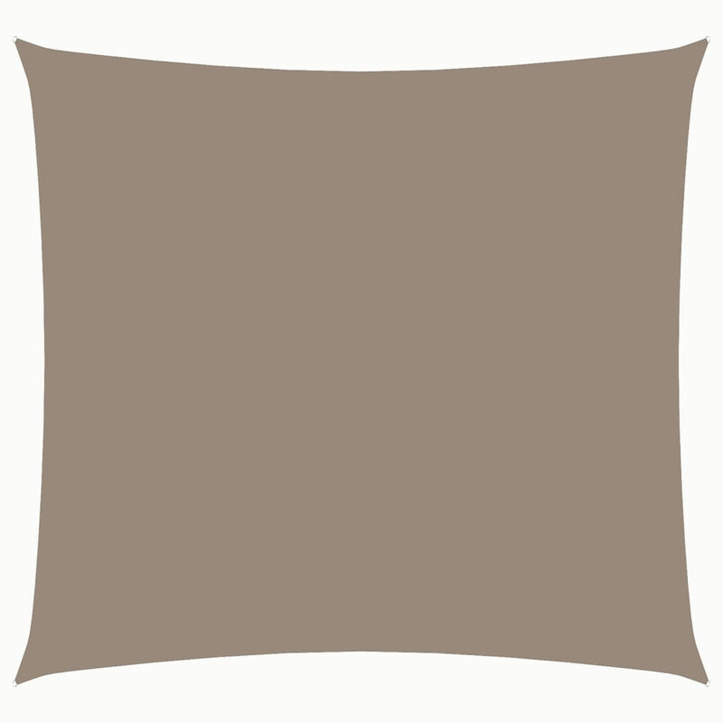 Zonnescherm vierkant 7x7 m oxford stof taupe