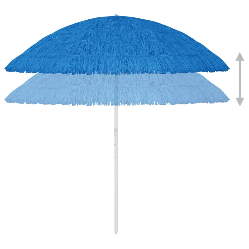 Strandparasol Hawaï 300 cm blauw