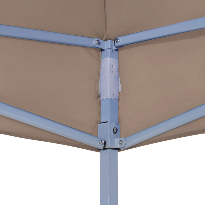 Partytentdak 270 g/m² 6x3 m taupe