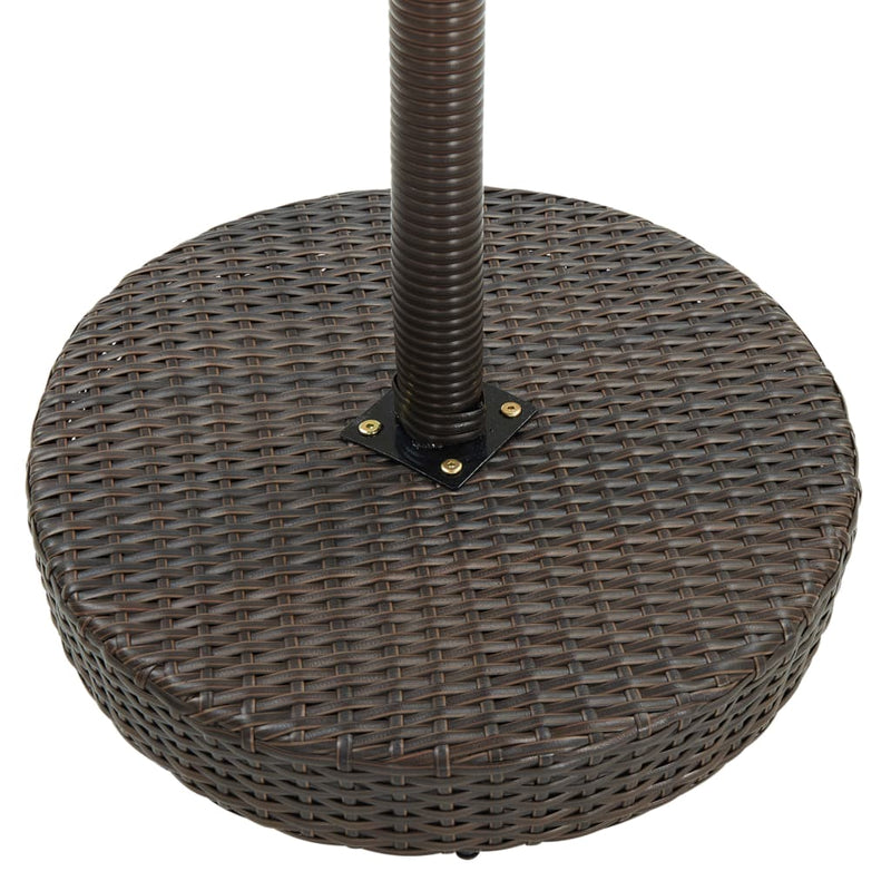 3-delige Tuinbarset poly rattan bruin