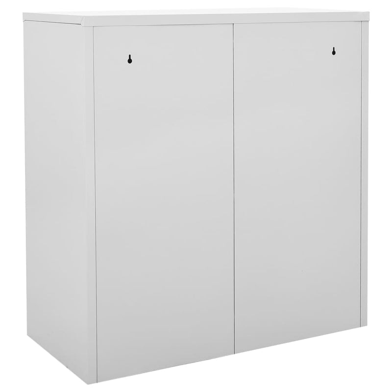 Lockerkasten 5 st 90x45x92,5 cm staal lichtgrijs en groen