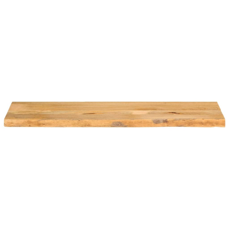 Tafelblad met natuurlijke rand 120x20x2,5 cm massief mangohout