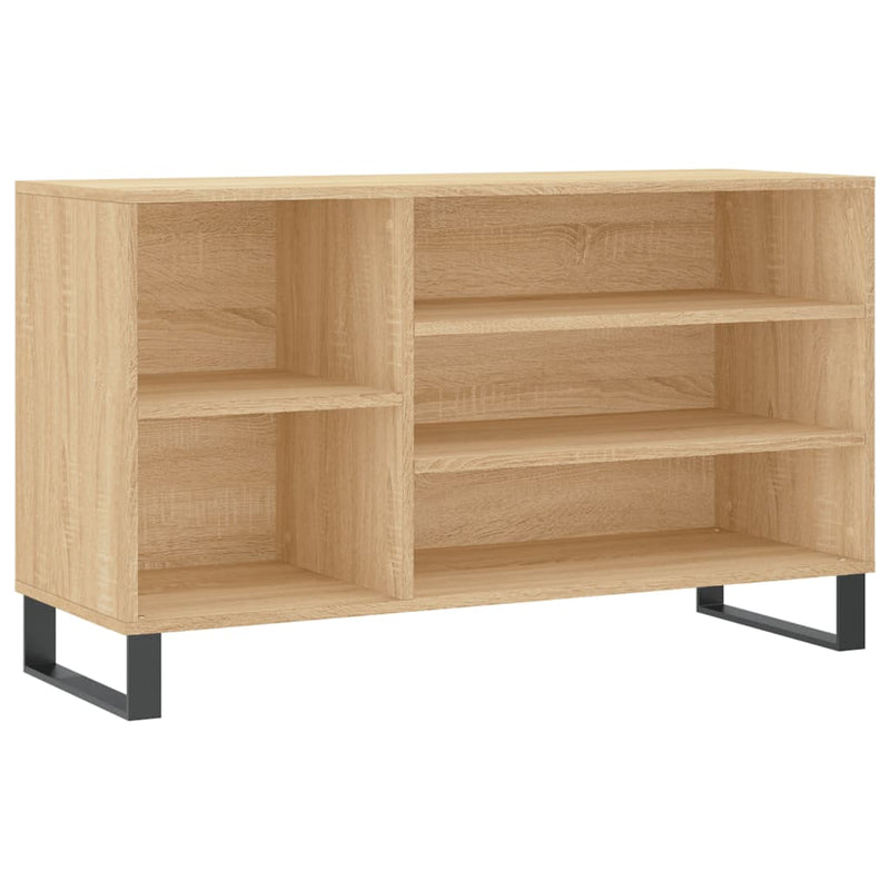 Schoenenkast 102x36x60 cm bewerkt hout sonoma eikenkleurig