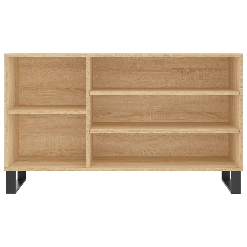 Schoenenkast 102x36x60 cm bewerkt hout sonoma eikenkleurig