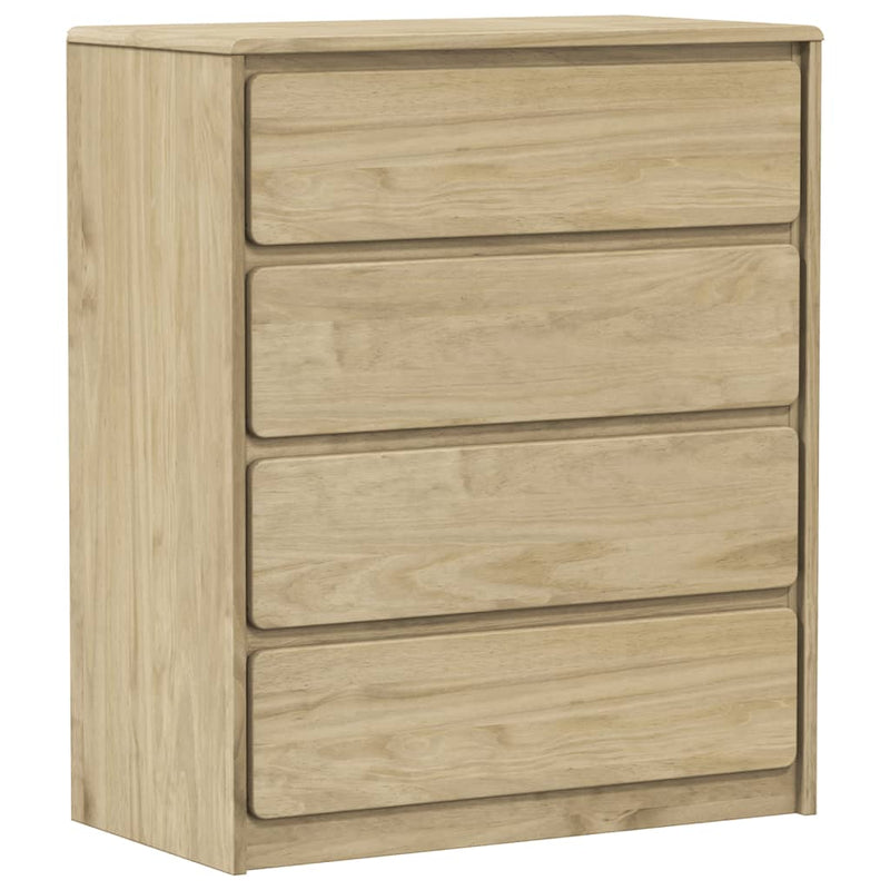 Ladekast SAUDA 76,5x39x91 cm massief grenenhout eikenkleurig