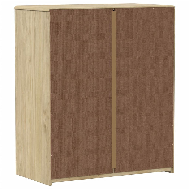 Ladekast SAUDA 76,5x39x91 cm massief grenenhout eikenkleurig