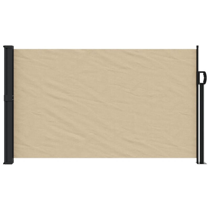 Windscherm uittrekbaar 120x300 cm beige