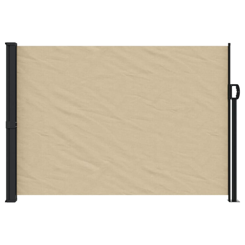 Windscherm uittrekbaar 140x300 cm beige