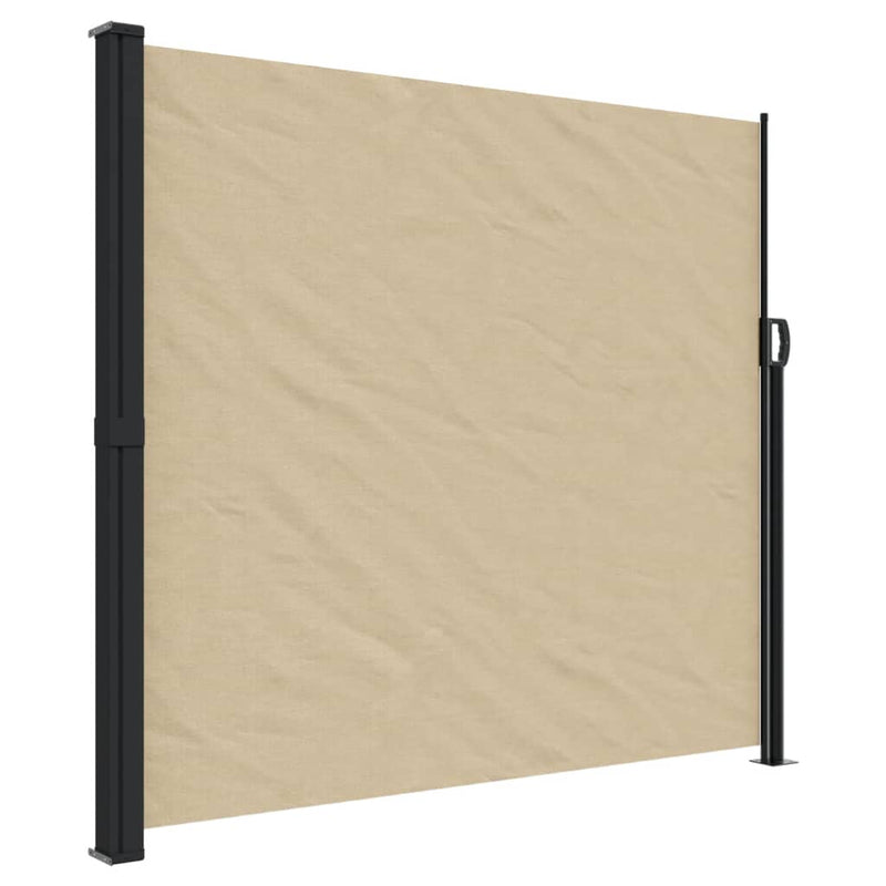 Windscherm uittrekbaar 180x300 cm beige