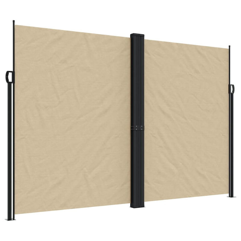 Windscherm uittrekbaar 220x600 cm beige