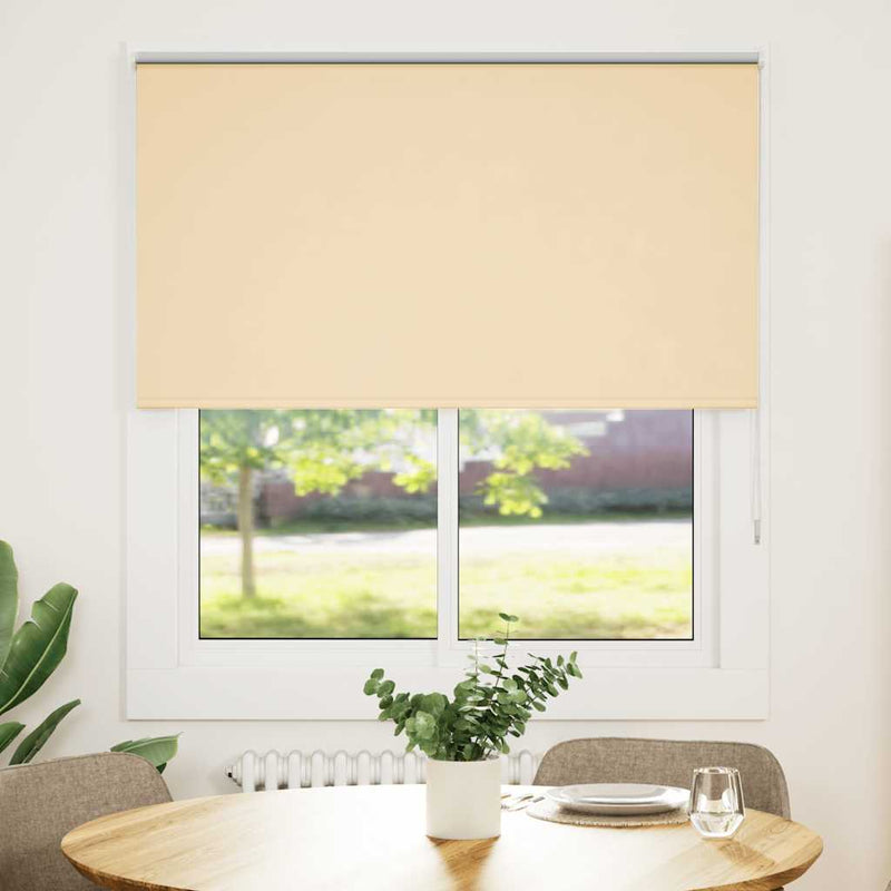 Rolgordijn verduisterend 120x150 cm stofbreedte 116,6 cm beige