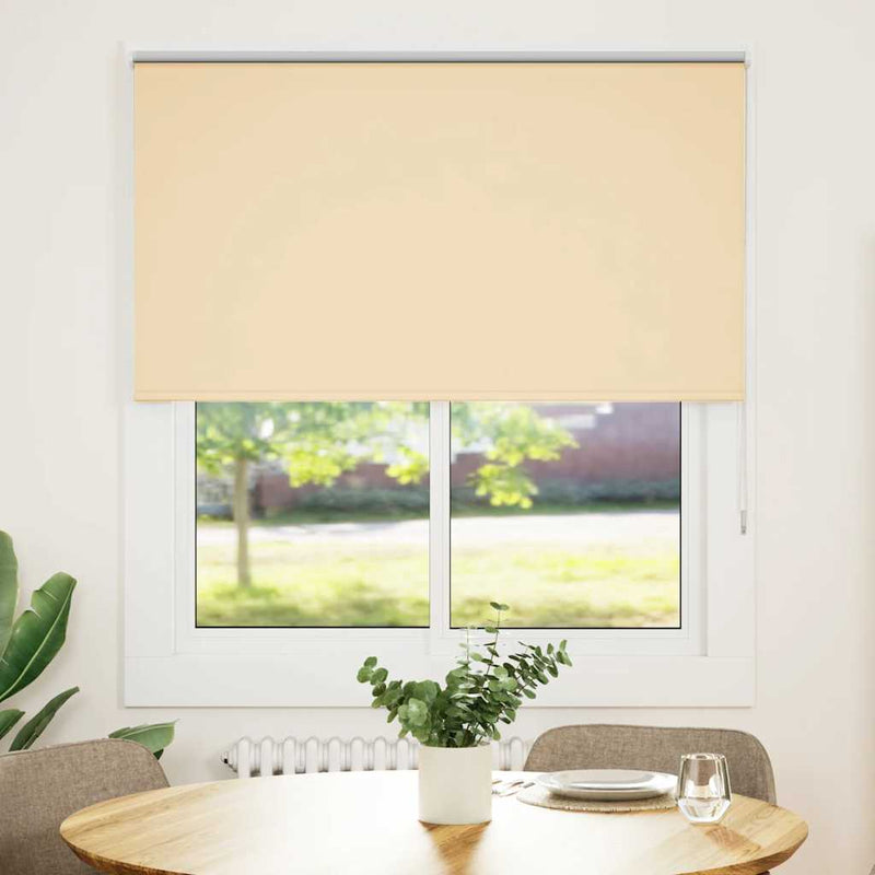 Rolgordijn verduisterend 135x175 cm stofbreedte 131,6 cm beige