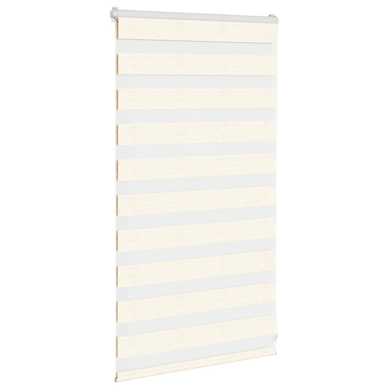 Zebra rolgordijn 85x100 cm stofbreedte 80,9 cm marmerbeige