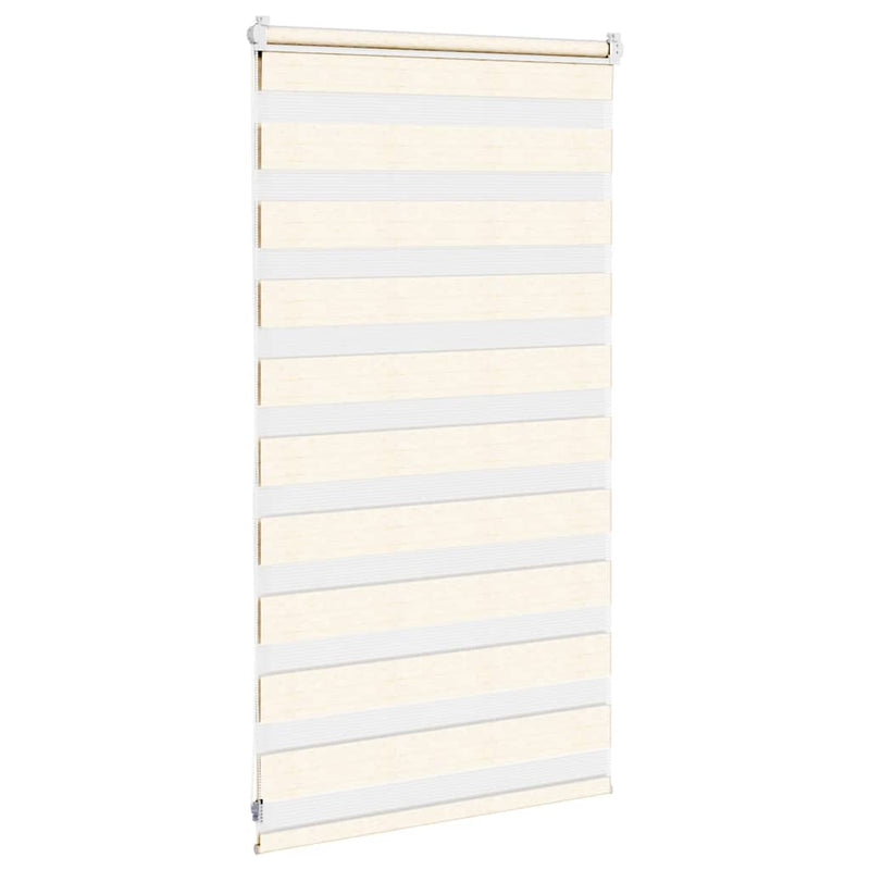 Zebra rolgordijn 85x100 cm stofbreedte 80,9 cm marmerbeige